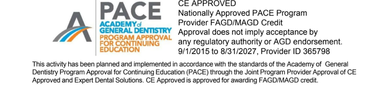 PACE Approved Provider - Continuing Education Recognition